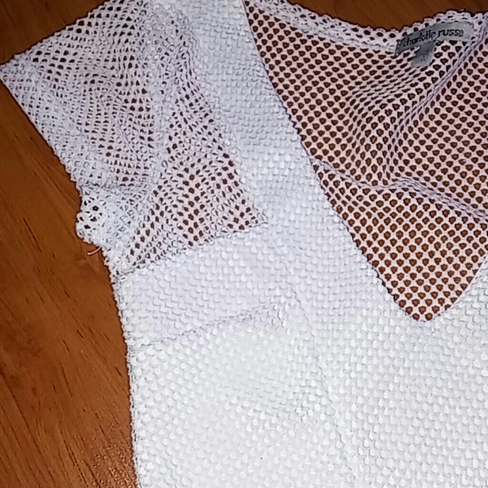 Crop Top Fish Net - Picture 4 of 4